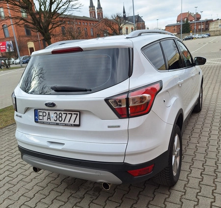 Ford Kuga cena 68900 przebieg: 122500, rok produkcji 2018 z Pabianice małe 562